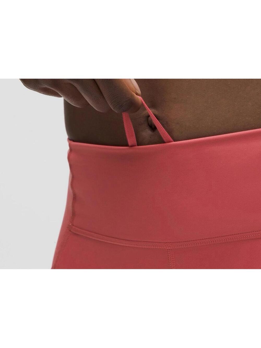 LULULEMON Swift Speed HR Tight 25" Updated Sz 6 Desert Red Crispy Tag Reflective - Picture 6 of 9